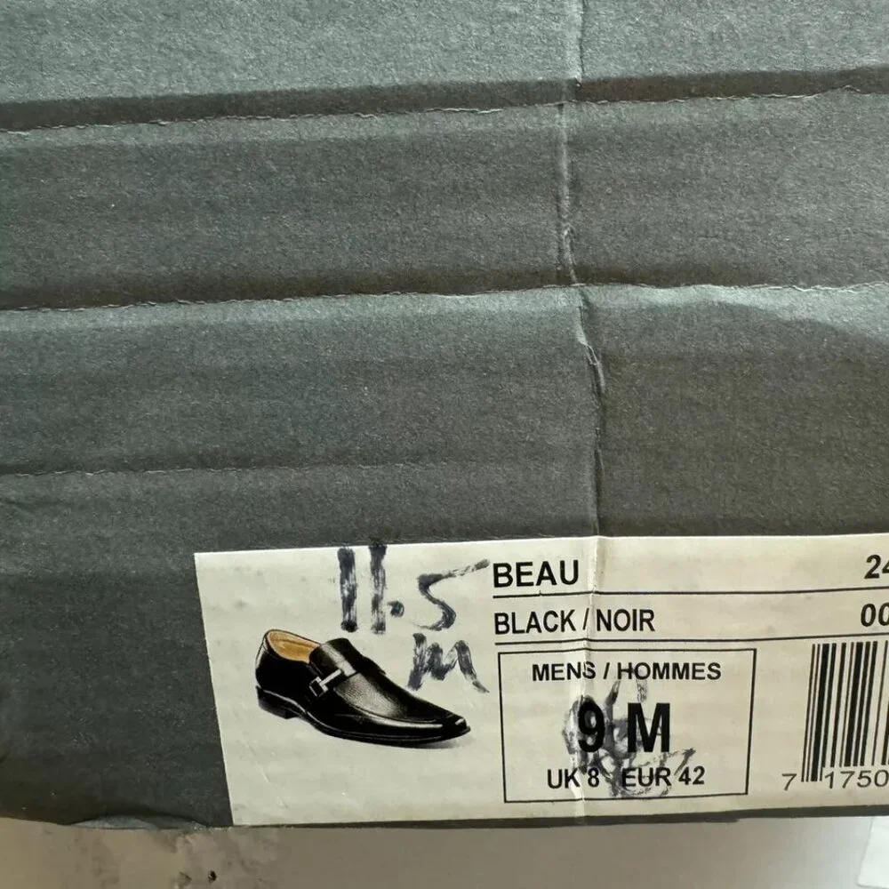 Stacy Adams Mens Beau Loafer Black Size 11.5 M
